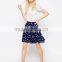 2016 Summer Women Pleated Mini Skirt In Polka Dot Ladies Daily Wear