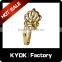 KYOK Golden flower curtain adhesive hook for windows, popular safety no-tixic magic curtain hook with high quality