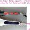 wholesale ceramic coated LCD makeup tangle hair straighteing brushes