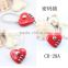 High Quality Mini Heart-shaped Padlock Heart Shape Resettable Combination Cable Lock Luggage Password Lock