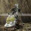 Pewter Dragon With Helmet Figurine