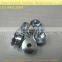 Steel Blue White Zinc Round Housing Part