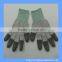 Palm Dotted Grip Carbon Fiber ESD Glove with Gray PU Top Fit Coated Gloves