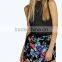 Rose floral women short shorts