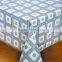 elegant printed embossed pattern vinyl lace tablecloth stain resistant