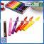 2016 hot sale 10 colors crayons into paper box customized Logo printed crayons