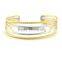 Glod Plated Elastic Design Shell Pearl Stainless Steel Bracelet for 2015