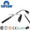 Magnetism 3 Led Telescopic Flashlight