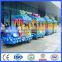 Ocean world trackless train specially designed for theme park