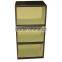 3-tier faux leather storage rack, CD/DVD rack storage rack, DVD display rack