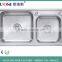SS304 restaurant double Stainless Steel Kitchen Sinks