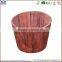 set of 2 small wooden bucket suitable for household decoration