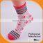 socks wholesale lady jaquard Rumi Socks with pointelle pattern/custom sock