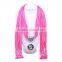 2016 Hot Sale Retail/wholesale 10 Different Colors Cotton Colorful Round Pendant Women Winter Scarf Necklace (SC150063)