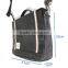 Leather and Nylon Briedcase 17 Inch Laptop Bag DNB003