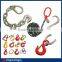 NACM1990 Standard Alloy Chain With Eye Grab Hook On Both End, USA Standard Chain With Eye Grab Hook