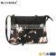 Newest fashion women bags elegant style floral digital printed PU leather bag designer crossbody bag