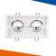 square double aluminum alloy downlight adjustable recessed European design LED spotlight ceiling light MR 16 GU10 GU5.3
