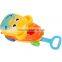 Cute bear trolley plastic beach toys sand with shovel and sand mold