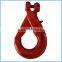 European type high quality clevis self locking safety hook