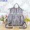 2015 new fashion design of washed pu backpack of angel kiss brand