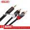 2 RCA to DC male to male 5m 2 male to 1 female audio cable