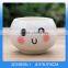 High quality smile face ceramic flower pot,antique ceramic smile flower pots