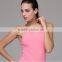 Womens polyester cotton yoga fitness singlet tank top