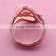 >>>2016 YIWU T&J Hot Sale Women Fashion Korean Style Rings Gold Plated Wave Rhinestone Crystal Rings for Lady/