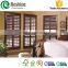 Decorative wooden painted plantation window shutter