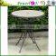 Paint Color Folding Wrought Iron Outdoor Table