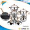 11PCS Stainless Steel Caucepan Casserole Frypan Cookware Set