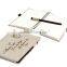 handmade fancy fabric covered notebook with pen