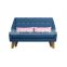 S001A Wooden sofa with loose cushions