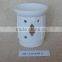 High quality glazed ceramic beautiful and elegant design wax warmers for sale