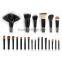 Personalized Makeup Brushes 22 Pieces Black Makeup Sets with Cosmetic Case