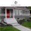 outdoor granite stone semi circular front steps