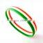3 Layers Custom-made Silicone Rubber Wrist Bands
