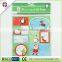 Christmas gift tag sticker,xmas santa sticker
