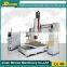 mini cnc 5 axis DX-1224-5A axis cnc machine with 9kw HSD spindle and high quality