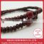 8mm red agate and 5mm Buddhist 108 Red Sandalwood Beads Prayer Wrist Meditation Mala, Rosewood beads bracelet, Red Sandalwood