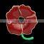 2015 New rhinestone poppy flowers crystal brooch
