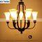 Vintage Modern Decorative Chandelier Hanging Glass Pendant Hotel Light