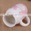  China funny souvenir gift custom tea cup mug colorful ceramic milk cup cow drinking milka cup for kids