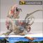 MY Dino-C043 3 headed fiberglass dragon statues for sale