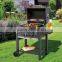 Helmet shaped induction balcony hanging bbq grill