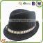 New Promotion Customized Brand Wool Hat Nature Cowboy Cap Fedora Hat