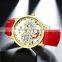 Fashion ladies watches red luxury watch