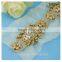 2016 Hot sale bailange latest fashion gold beaded trimming for clothes