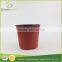 small cheap red flower pots